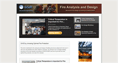 Desktop Screenshot of fire-analysis-design.com
